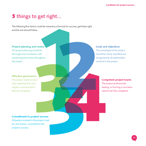Conditions for project success